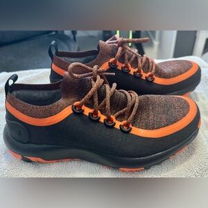 Allbirds Men's Trail Runners - Orange and Black Size 10